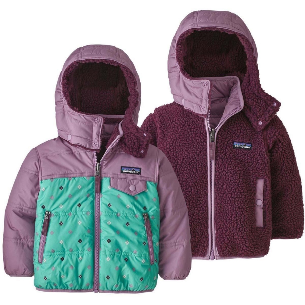 Patagonia Reversible Tribbles Hooded Jacket Coat